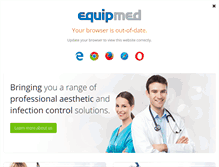 Tablet Screenshot of equipmed.com